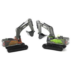 รถขุดของเล่นเด็ก รุ่น SJY-1721 ขนาด 1/50 ผลิตจากโลหะผสมด้วยวิธีหล่อขึ้นรูป สำหรับงานวิศวกรรมก่อสร้าง  แบบจำลองรถขุดเสมือนจริง 1:50 - Product Image 2