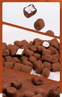Wholesale New Design Asian Snack Crispy Low-Sugar Chocolate Covered Marshmallow Candy in Bag
