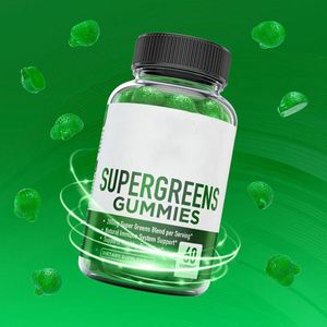Etiqueta privada Super Green Gummies Fruta orgánica Vitaminas vegetales Seguro para adultos Mujeres embarazadas Adolescentes Gummy Candy - Product Image 3