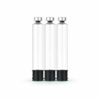 Contenant en verre borosilicate neutre 3ml 5ml pour emballage de liquides, logo imprimé, personnalisation de la couleur, livraison immédiate