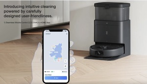 Dreame N30 Pro Noir Aspirateur Robot Sans Fil Laveur de Sols ECOVACS - Product Image 3