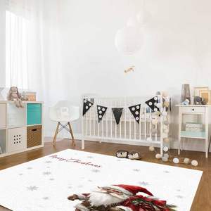 Gnomes de noël flocon de neige hiver tapis doux antidérapant tapis présent pour chambre décor à la maison en Stock décorations de noël - Product Image 4