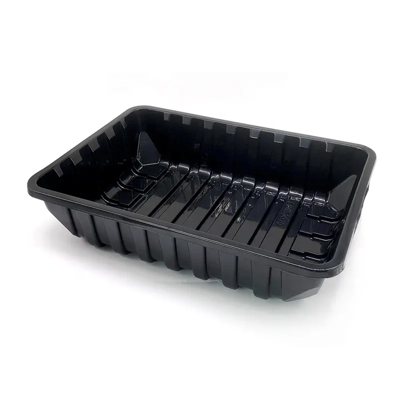 Frozen food tray chicken Blister packaging Disposable plastic food tray big size PP eco-friendly container