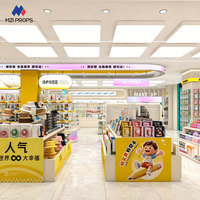 Étagère d'exposition de cosmétiques et de parfums personnalisable, éclairée par LED, écologique, toute neuve, marque BSD2604-C, pour les magasins de cosmétiques
