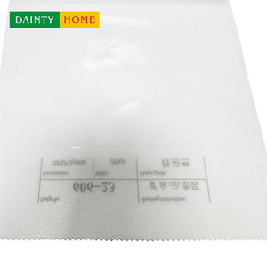 Rideaux en voile 100% polyester de style américain moderne, blancs, avec <span class=keywords><strong>tringle</strong></span> isolante en corde tissée, solides, pour salon, cantonnières, ignifuges - Product Image 2