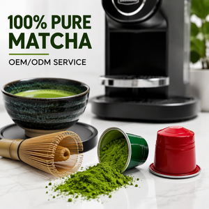 Japanese Style Ceremonial Grade Matcha Capsules Compatible With Nespresso Machines Organic Healthy Green <b>Tea</b> Pods Bulk - Product Image 3