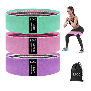 3 in 1 Gym Fitness Hip Resistance Bands Exercise <strong>Workout</strong> Leg Resistant Loop Band Set - Product Image 1
