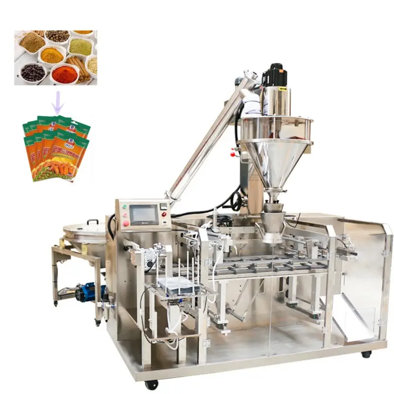 Multi-function Small Pouch Sachets Chilli Pepper Powder Packaging Machines Spice Powder Giving Bag Packing Machines