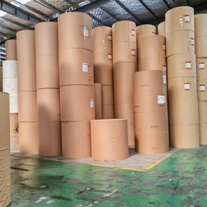 Rouleaux de papier kraft brun enduit de PE personnalisables pour gobelets en papier - Product Image 1