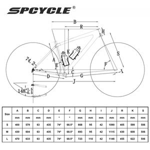 Spcycle M05 Nueva Versión <span class=keywords><strong>Cuadro</strong></span> de <span class=keywords><strong>Carbono</strong></span> para Bicicleta de Montaña 29er Patilla UDH BSA 148x12mm <span class=keywords><strong>Boost</strong></span> <span class=keywords><strong>Cuadro</strong></span> Rígido de <span class=keywords><strong>Carbono</strong></span> para Bicicleta de Montaña <span class=keywords><strong>29</strong></span> - Product Image 4
