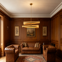 Nouveau produit, luminaire suspendu pour décoration intérieure, hôtel, hall d'entrée, escalier, villa, salon, magnolia, nature, lustre moderne à LED