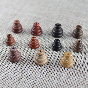 <b>Wood</b> Buddha Heads <b>Pagodas</b> Mixed Shapes For Bracelet Making Chinese Style Jewelry Findings FT001 - Product Image 1
