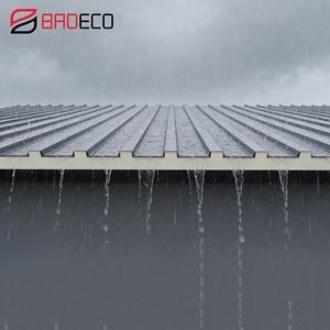 Paneles Sándwich para Techo Impermeables de Poliuretano <span class=keywords><strong>con</strong></span> Aislamiento Térmico y Placas de Aluminio para Exteriores Tipo Gran Muralla al por Mayor - Product Image 5