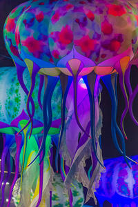 Gigante inflable colorida medusas con la iluminación de la calle decoración de fiesta - Product Image 3