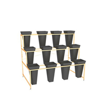 Support debout de pot de fleur de plancher, fournisseur de fleuriste, présentoir de magasin de fleur