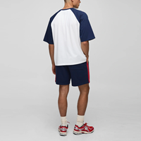 T-shirt surdimensionné à manches raglan pour homme, 100% coton, confortable, élégant, décontracté, streetwear, t-shirt en gros pour homme