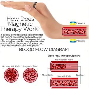 Anillos de Terapia Magnética SC al por Mayor, Anillos Adelgazantes para Mujer, 4 Imanes, Desintoxicación, Drenaje Linfático, Anillos Magnéticos Terapéuticos para Hombre - Product Image 4