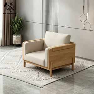 Fábrica ofrece el mejor precio, personaliza, gran stock listo para enviar, sofá moderno, nuevo modelo, muebles de sala de estar, sofá seccional de madera. - Product Image 2