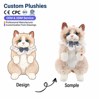 Sacs à dos en peluche super doux en coton PP, jouets en peluche personnalisables pour anniversaire, sac à dos animal anti-stress
