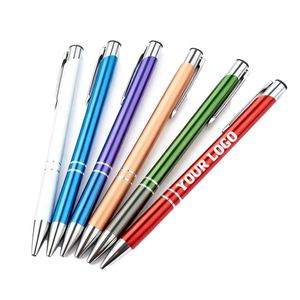 New Promotion Cheap Ball Point Metal <b>Pens</b> With Personalized Custom Laser Engraved Print Branded Logo Manufacturer Ballpoint <b>Gift</b> - Product Image 1