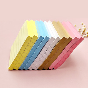 Practical Macaron Color Sticky Notes with Ruled Lines Colorful Memo <b>Pads</b> for Office & Students, Perfect for Messages & Reminders - Product Image 3