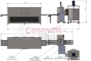 Machine de remplissage automatique de déodorant en bâton de gelée de guérison anti-transpirant crème solaire Machine de fabrication de déodorant - Product Image 6