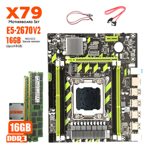หน่วยความจำ DDR3 คอมพิวเตอร์ X79 ซีพียู เมนบอร์ด โปรเซสเซอร์และแรม เมนบอร์ด X79G เมนบอร์ด X79 เมนบอร์ด X79 - Product Image 6