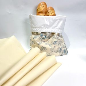 Sacchetto per il pane in cera d'api, riutilizzabile, pane a lievitazione