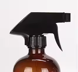 Offre Spéciale Squeeze Spray Bouteille en verre Bouteille de pulvérisation personnalisée Pharmacie 8OZ 250ML Boston Bouteille en verre ronde avec couvercle de pompe à gâchette - Product Image 6