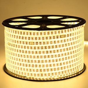 AC 220V 60leds Smd 5050 tira de luz impermeable IP67 alto lumen Flexible tira de luz Led al aire libre <span class=keywords><strong>Camping</strong></span> sitio decorar Luz - Product Image 1