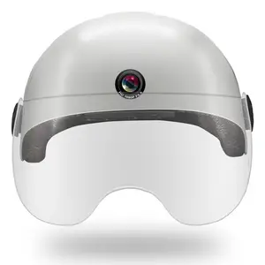 OEM智能头盔摩托车板球铁人经典骑马头盔安装摄像头