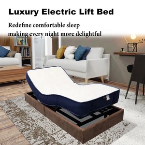 <span class=keywords><strong>Lit</strong></span> électrique <span class=keywords><strong>de</strong></span> luxe d'usine pour chambre à coucher hôtel appartement utilisation réglable durable et écologique avec télécommande à cadre <span class=keywords><strong>en</strong></span> métal - Product Image 2