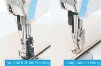 Nouvelles machines pivotantes à vérin 2060G de haute qualité Machine à coudre à alimentation supérieure et inférieure