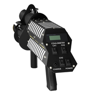 Pistolet à confettis portatif rechargeable à 3 trous RVB LED pour mariage, discothèque, fête