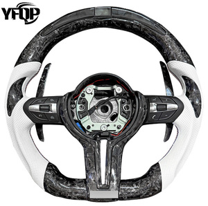 <span class=keywords><strong>Volant</strong></span> de Sport Personnalisé pour Modèles <span class=keywords><strong>BMW</strong></span> F10 F18 F11 M6 <span class=keywords><strong>M3</strong></span> M4 M5 E81 F20 Forgé en Véritable Fibre de Carbone - Product Image 2