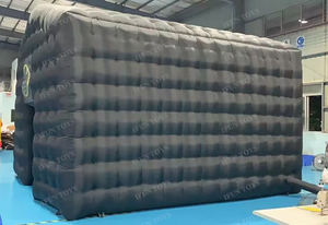 Tente de discothèque gonflable Portable, Cube de fête VIP géant, Bar de boîte de nuit avec éclairage LED et <span class=keywords><strong>souffleur</strong></span> - Product Image 4