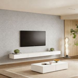 2026 BALOM Customized Modern TV Cabinet <b>Wall</b> Mounted Coffee <b>Table</b> Optional Color for Rental House Living Room Home Use - Product Image 6