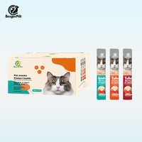 Produk Mousse Grosir Per Gram Makanan Basah Kucing untuk Camilan 16g Cay Stick Potongan Tuna Cina Makanan Basah Kucing.
