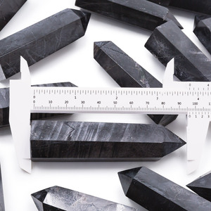 Vente en gros de pierres précieuses naturelles polies, pointe de cristal d'hyperstène pour la guérison par le reiki, objet de collection pour la décoration de la maison - Product Image 4