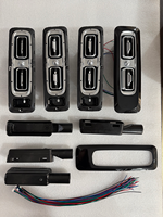 Diffuseur d'air de climatisation pour l'intérieur de voiture avec éclairage d'ambiance RGB à changement de couleur, kit de luxe universel pour van et minibus, qualité OEM usine