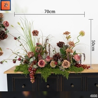 Set Bunga Artifisial Rustic Dusty Rose untuk Dekorasi Pernikahan dan Acara