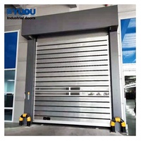 Puerta enrollable de velocidad rápida, ahorro de espacio, alta precisión