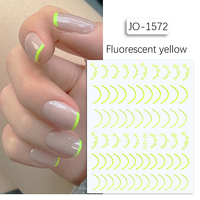 Autocollants d'ongles avec lettres anglaises, étiquettes auto-adhésives en rayures métalliques, Stickers d'art, vente en gros, nouveau Design,