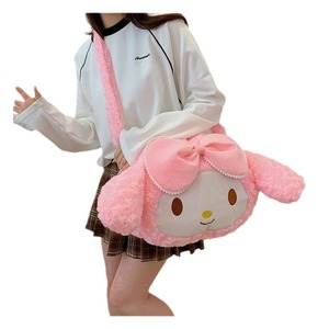 Sac à main en peluche pour femme Sanlio en gros, sac à bandoulière, sac à main mignon Shirley Rose à grande face, jouet en peluche - Product Image 5