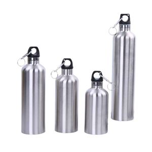Stainless Steel Vacuum Insulated Water Bottle <b>Double</b> <b>Wall</b> Thermal Flask With Carabiner For Outdoor Camping Travel - Product Image 5