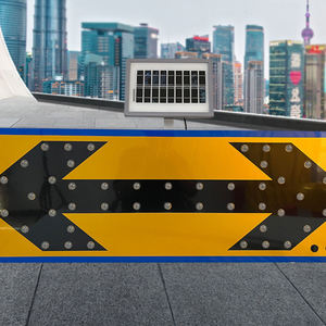 Luce solare LED freccia di sicurezza stradale segnale stradale segnale di segnale di luce luce di direzione luci Led frecce segnali stradali - Product Image 2