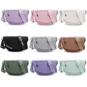 Maßgefertigte Nylon-Gürteltasche Crossbody Hüfttasche Sport Workout Lauf Brusttasche Hundetrainer-Tasche Bauchtasche - Product Image 3