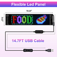 Original fabrik flexibles einkaufszentrum led display bildschirm programmierbare flexible led-anzeige bluetooth flexible led-anzeige