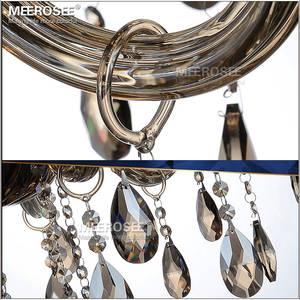 Lampadario Moderno di Lusso Meerosee in Cristallo Grande e Semplice Luci in Cristallo K9 per Arredamento Casa Lamparas Sospesi Lustras MD8577 - Product Image 5