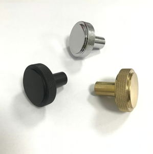 Moderner Goldener Messing-Rändelknopf 35mm Aluminiumlegierung Möbelbeschlag für Kommode Schrank Schublade Kleiderschrank Schlafzimmer Badezimmer - Product Image 6